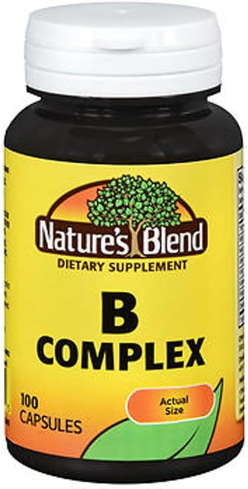 Nature's Blend Complejo B Cápsulas, 100 cápsulas