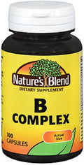 Nature's Blend Complejo B Cápsulas, 100 cápsulas