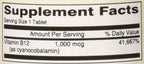 Mason Natural Vitamina B-12 1000mcg Comprimidos Sublinguales - 100 Unidades