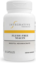 Integrative Therapeutics Flush-Free Niacin - 60 Cápsulas - Suplemento de Vitamina B3 Sin Sofocos