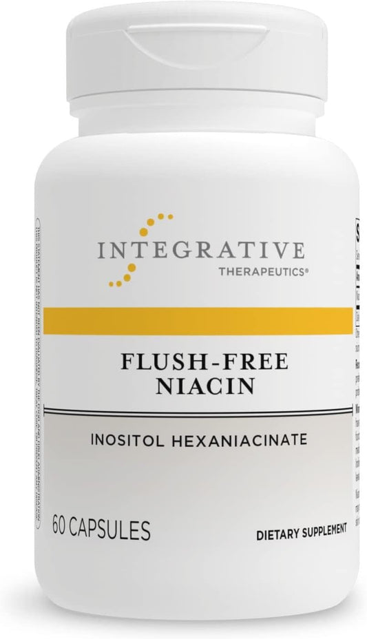 Integrative Therapeutics Niacina Sin Enrojecimiento - 60 Cápsulas - Suplemento de Vitamina B3