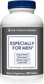 The Vitamin Shoppe Men's Multivitamin - Daily Complex with Essential Vitamins and Minerals, Gluten-Free, 300 Tablets