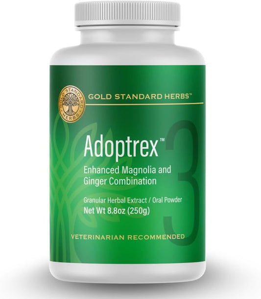 Adoptrex Suplemento Digestivo y Pancreático para Perros - Polvo de Magnolia y Jengibre (250g)