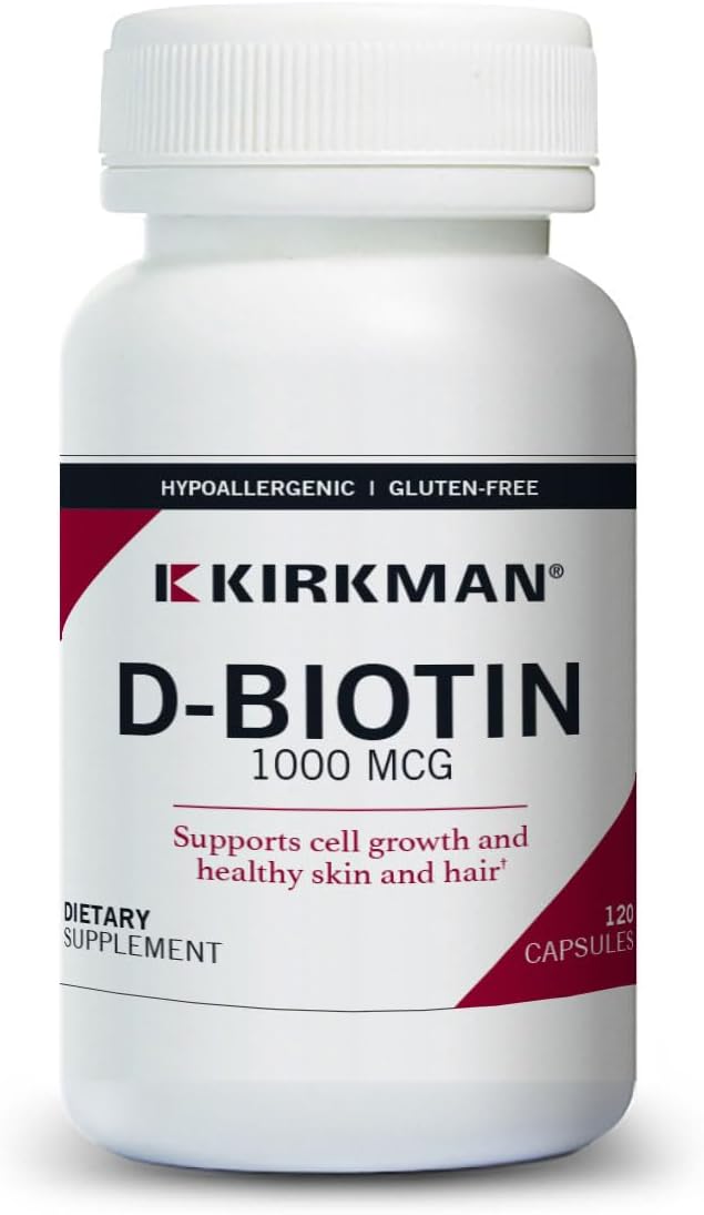 d-Biotina 1000 mcg Cápsulas - Hipoalergénico - 120 unidades