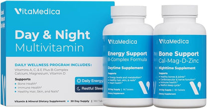 VitaMedica Multivitamínico Día y Noche | 30 – Apoyar el metabolismo energético normal. – Image 1