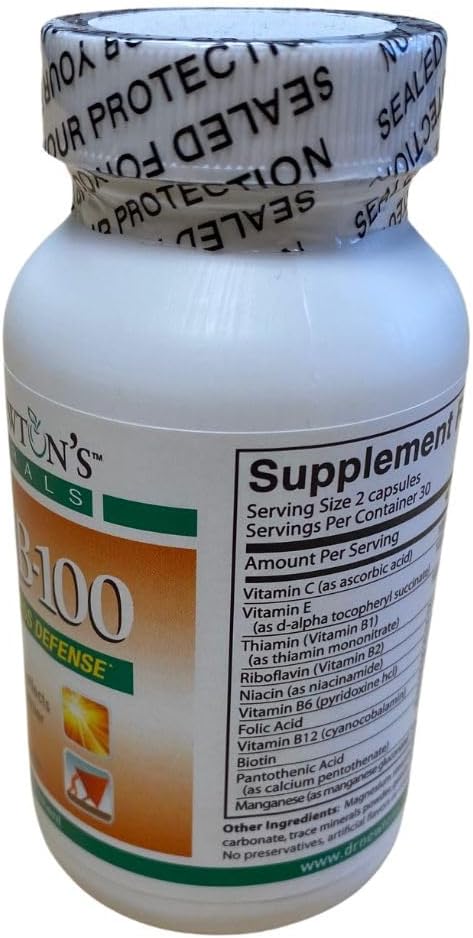 Vital B100 Complejo de Vitaminas B, 60 Cápsulas