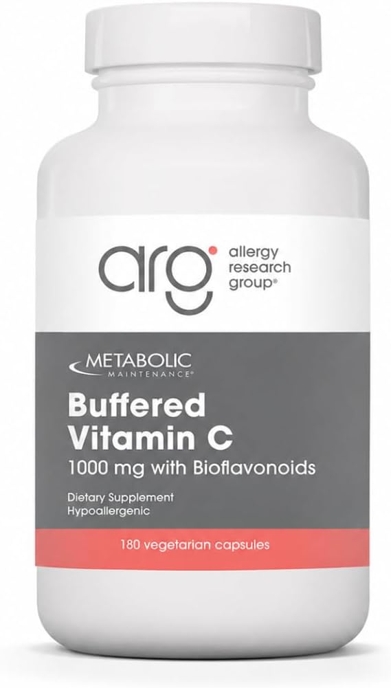 Metabolic Maintenance Vitamina C 500 mg - Cápsulas Hipoalergénicas con Bioflavonoides