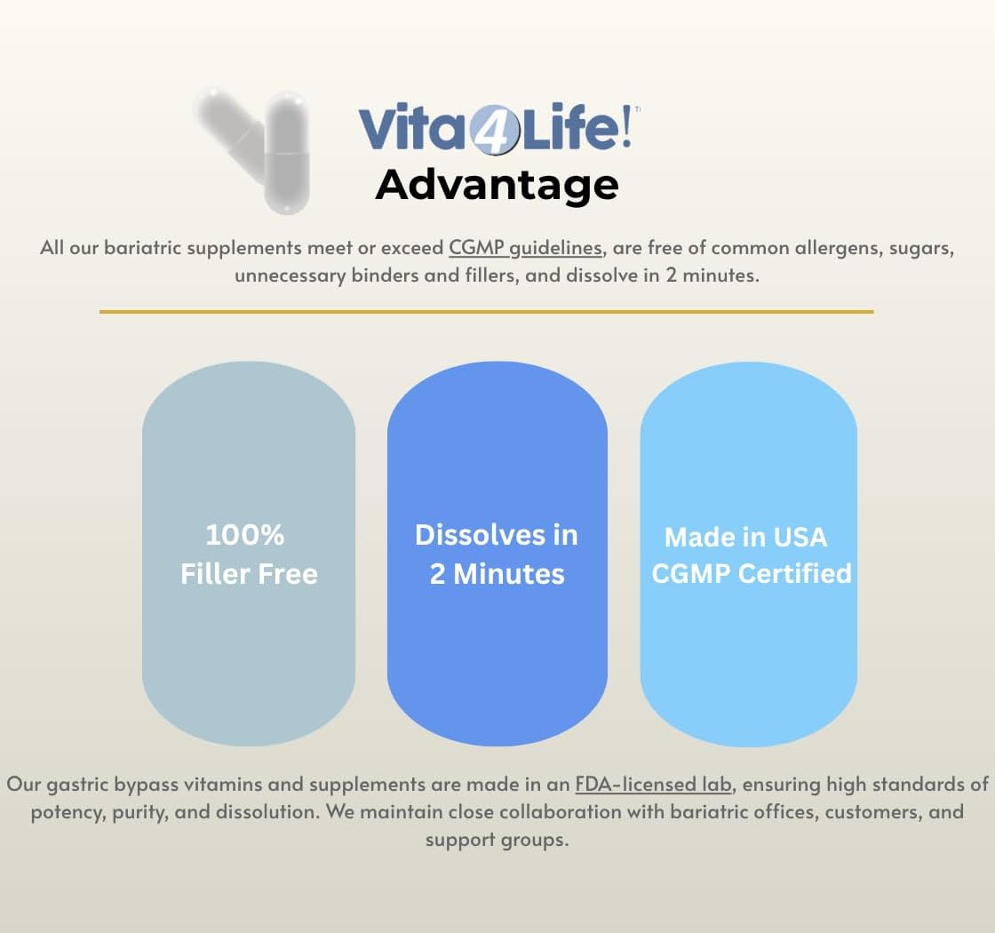 Vita4Life Multi-Standard Formula - Complejo de Vitaminas y Minerales - 360 Cápsulas Vegetales