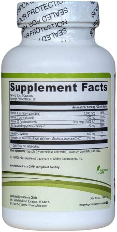 Clear CV - 120 Cápsulas | Vitaminas y Minerales Esenciales para el Soporte Inmunitario