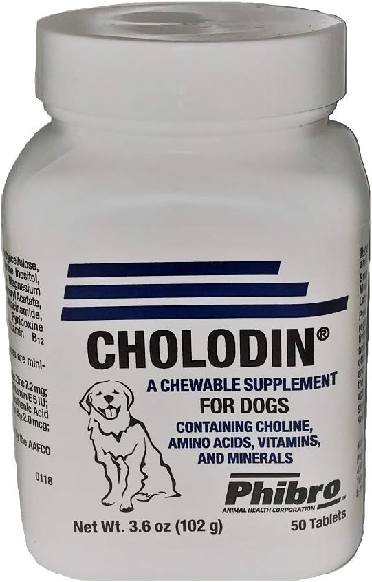 Cholodin Canine 50 Comprimidos Masticables para Perros