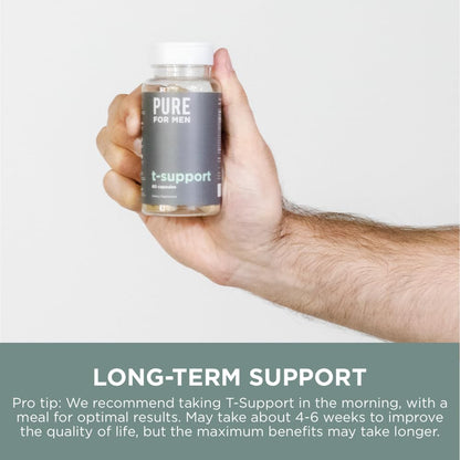 Pure for Men T-Support | Suplemento de Apoyo Total para Hombres con Maca y Ashwagandha | 60 Cápsulas – Image 9