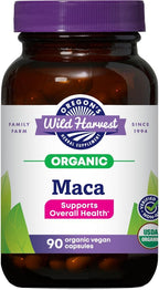 Oregon's Wild Harvest Maca Root | Made with Organic Raw Maca Root and Vegan Capsules, 90 Count