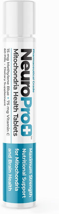 Best 365 Labs NeuroPro+ | Methylene Blue & Vitamin C Complex | Apoyo Energía Mitocondrial y Claridad Mental | 60 Tabletas