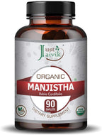 Just Jaivik Comprimidos Orgánicos de Manjistha - 750 mg (90 Comprimidos)