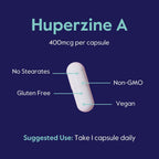 BESTVITE Huperzina A 400mcg - 120 Cápsulas Veganas