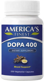 AFI Dopa 400 - Extracto de Mucuna Pruriens (15% L-DOPA) - 250 Cápsulas Veganas