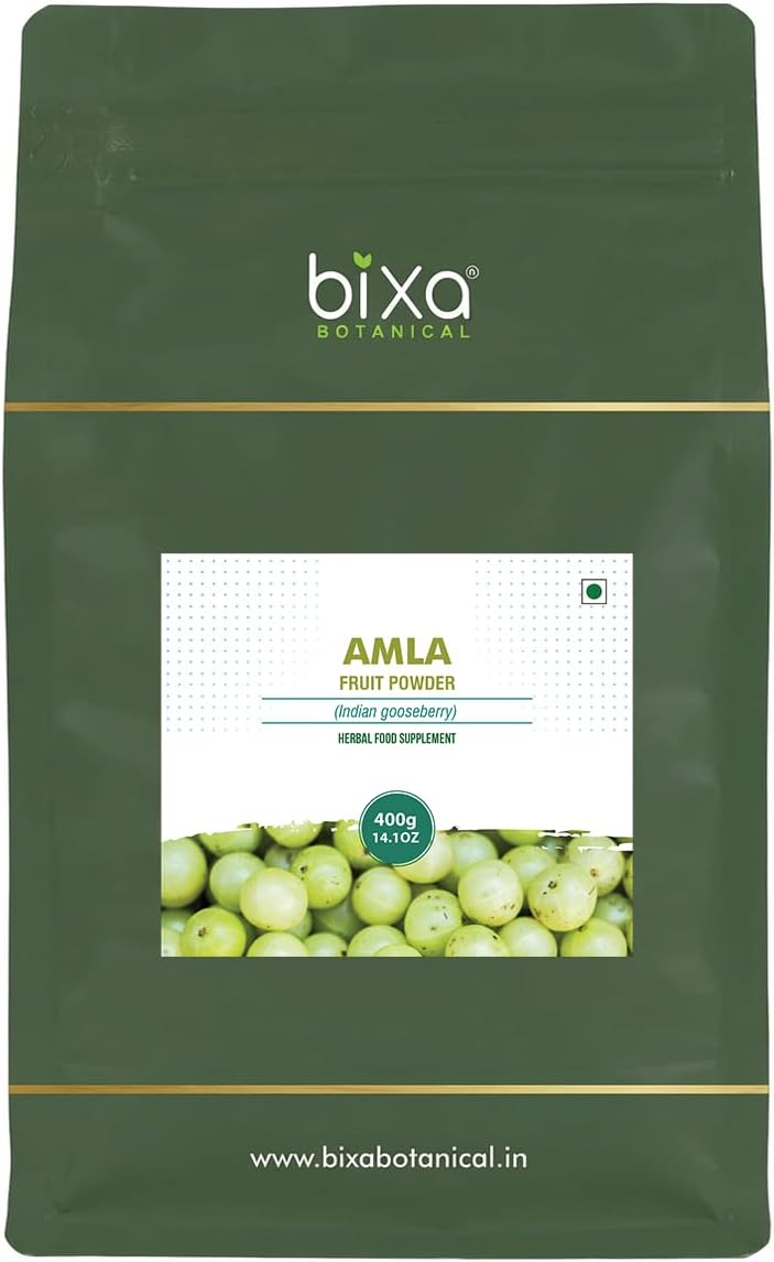 bixa BOTANICAL Polvo de Amla (Emblica officinalis) - 454 g (1 Libra) | Suplemento Herbal Antioxidante y Rico en Vitamina C Natural