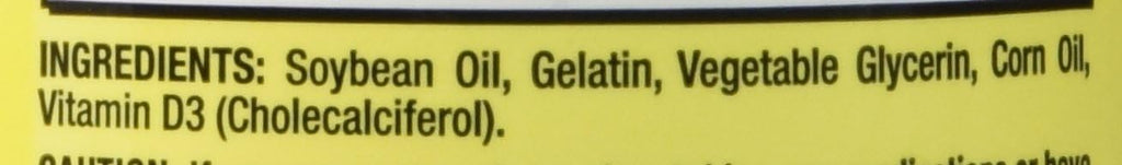 Kirkland Vitamina D-3 Extra Fuerte 2000 UI 600 Cápsulas Blandas