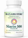 Dr Clark Niacina (Vitamina B3) 500 mg, 100 Cápsulas de Gelatina