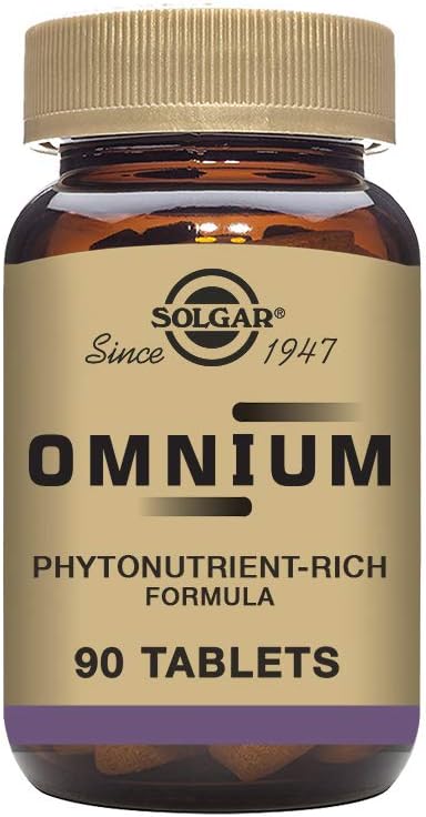 Solgar Omnium, Phyto-Nutrient Complex with Vitamins and Minerals, 90 Tablets