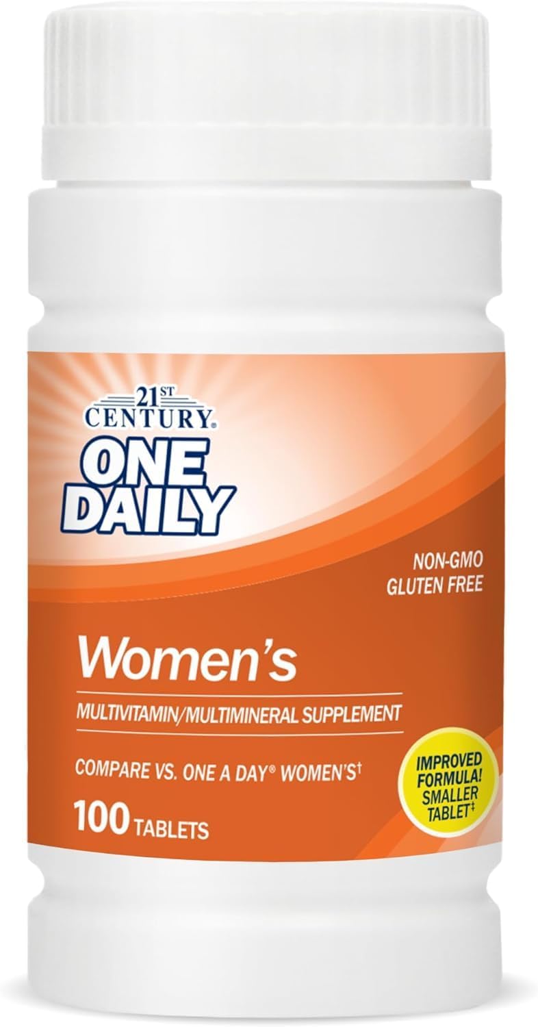 21st Century Multivitamínico Diario para Mujeres – 100 Comprimidos (Paquete de 2)