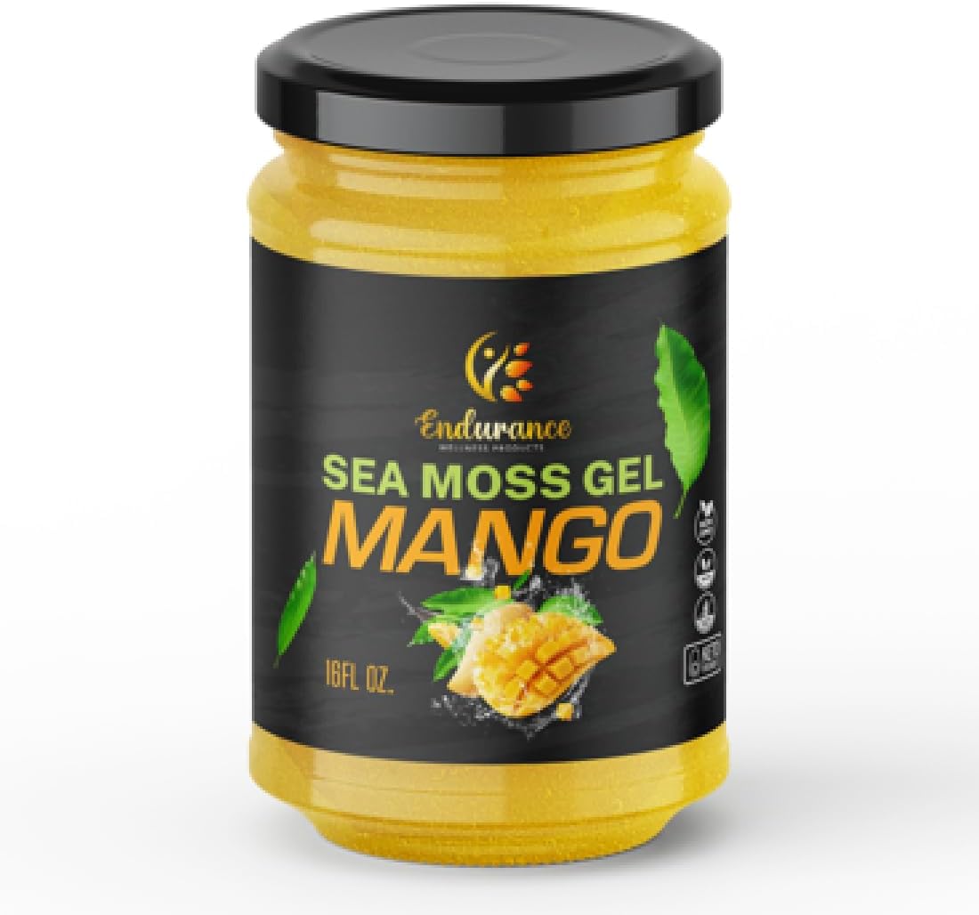 Sea Moss Gel Infused with Elder Berry - Superalimento Vegano Mineral