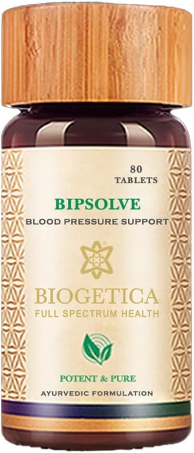 Biogetica Bipsolve - Complemento Natural para el Bienestar Cardiovascular - 80 Comprimidos Veganos