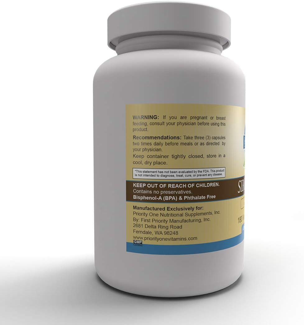 Priority One Vitamins SIBO-Rebuild 180 Cápsulas Vegetarianas