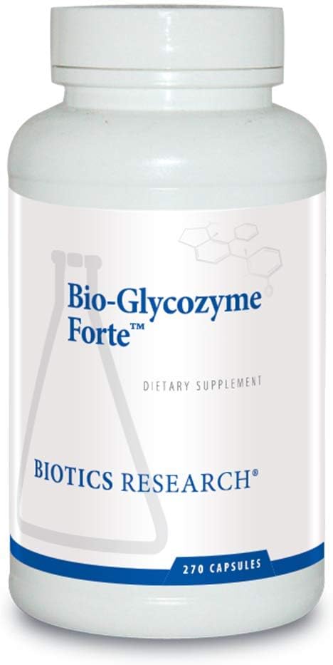 BIOTICS RESEARCH Bio Glycozyme Forte - Multivitamínico para Soporte Glicolítico, 90 Cápsulas
