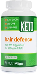 Nutri-Align Hair Defence Biotin Complex | 90 Cápsulas | Biotina 2500mcg + Vitamina A, Ácido Fólico y Calcio