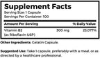 Dr. Clark Vitamina B2 300 mg, 100 Cápsulas de Gelatina