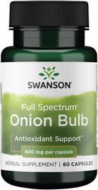Swanson Full Spectrum Onion (Bulb) 400 mg 60 Cápsulas