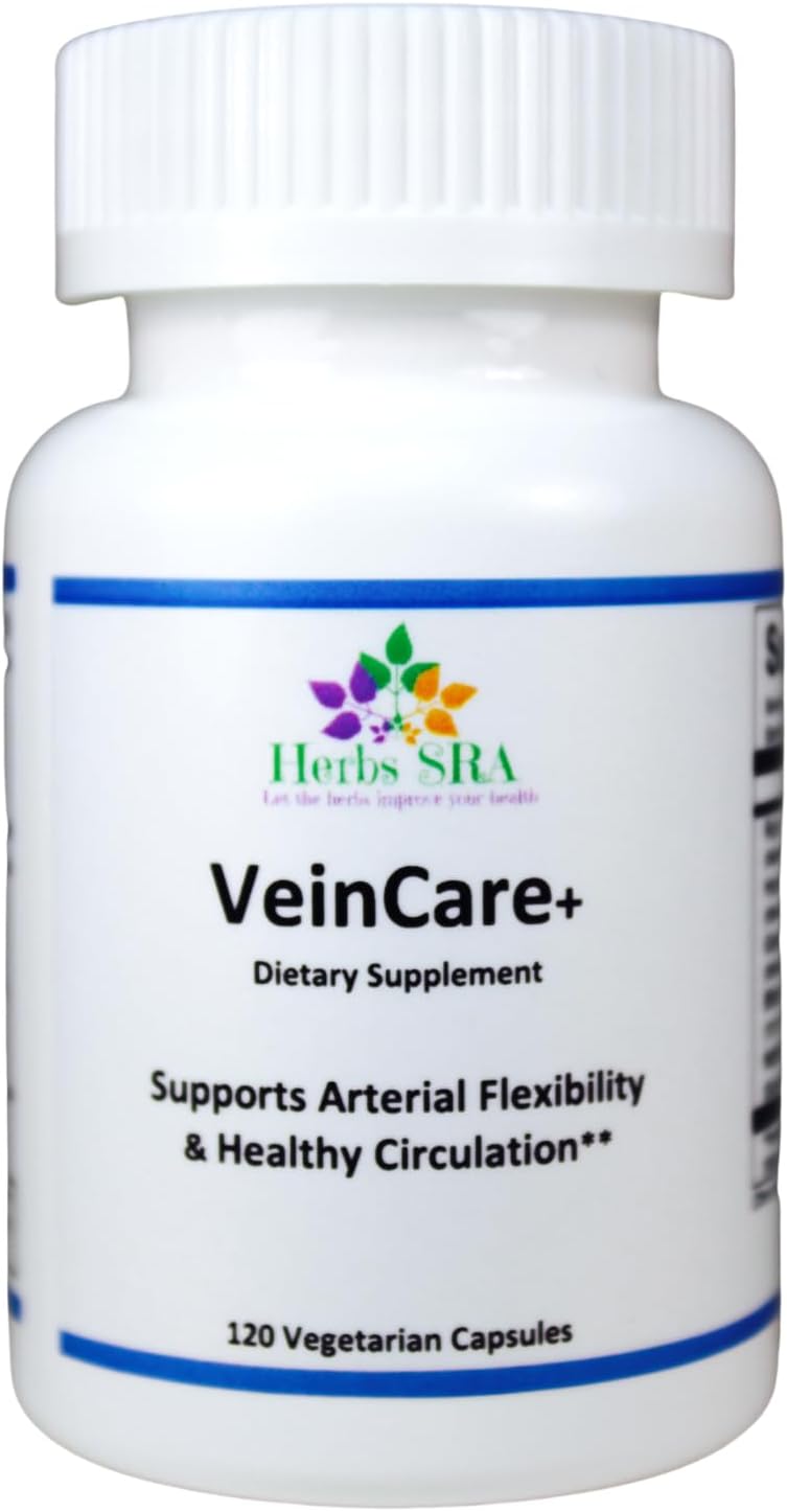 VeinCare - Apoyo Natural para Venas Saludables - Rutina, Castaño de Indias, Semilla de Uva, Arándano, Nattoquinasa - Favorece la Función Venosa Óptima y la Circulación