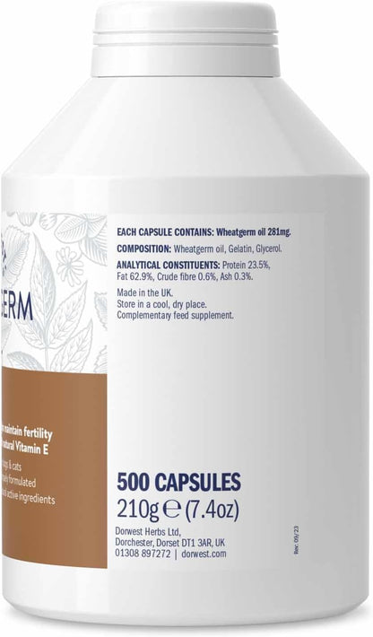 Cápsulas con Aceite de Germen de Trigo para – Mantener la salud de la piel y el pelaje. – Image 3