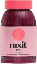 Nixit PMS Support Gummies - 60 Gominolas Veganas para el Alivio del Síndrome Premenstrual