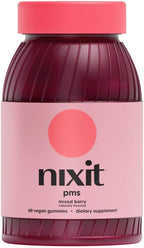 Nixit PMS Support Gummies - 60 Gominolas Veganas para el Alivio del Síndrome Premenstrual