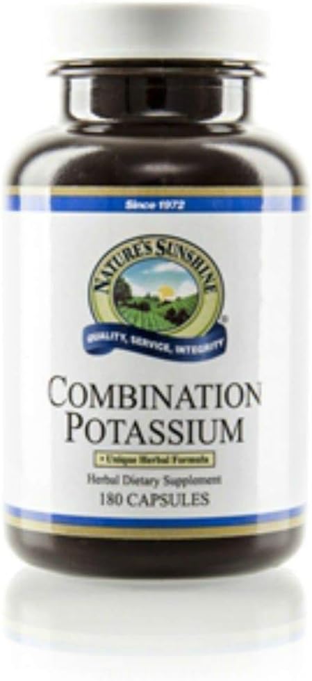 Nature's Sunshine Potassium Combination, 180 Cápsulas