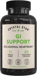 Crystal Star GI Support – Natural Digestive Supplement (60 Capsules)