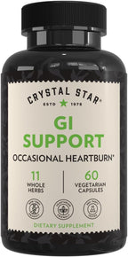 Crystal Star GI Support – Natural Digestive Supplement (60 Capsules)