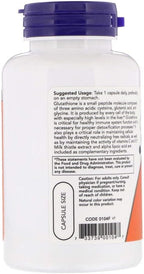 NOW Foods - Cellular Antioxidant Glutathione 500 mg - 60 Veg Capsules