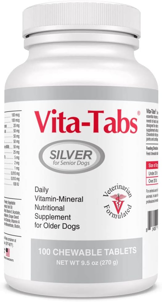 Silver - Multivitamin for Senior Dogs - 100 Chewable Tablets