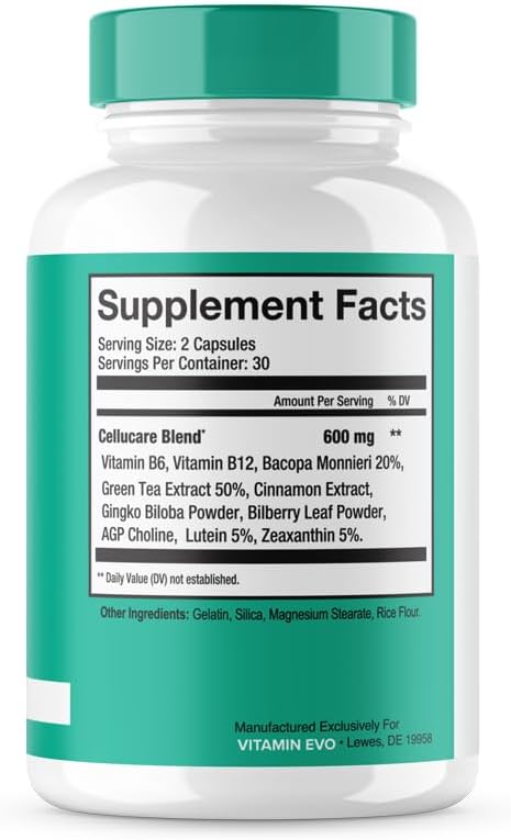 Cellucare Advanced Blood Support - Suplemento Natural en Cápsulas (60 Cápsulas)