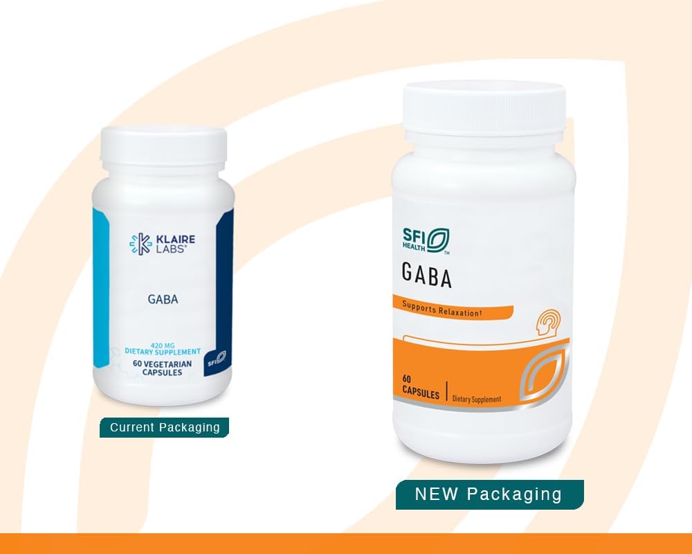 Klaire Labs SFI Health GABA 420 mg - 60 Cápsulas