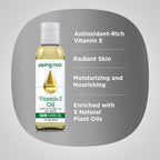 Aceite de Vitamina E 5000 UI - 118 ml - para Piel, Cabello y Uñas | Piping Rock