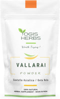 YOGIS HERBS Vallarai en polvo - Centella Asiatica (Gotu Kola) - Tradición Ayurvédica