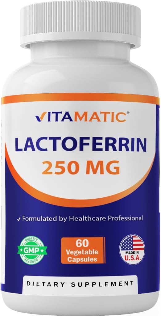 Vitamatic Lactoferrina 250 mg – 60 Cápsulas Vegetales