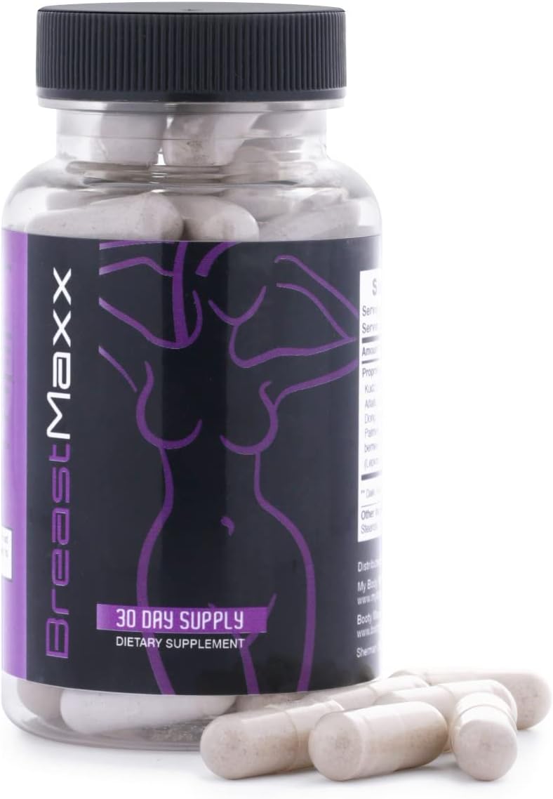 Breast Maxx: Fórmula Original para Senos con Ingredientes Naturales - Suplemento para Mujeres y Hombres