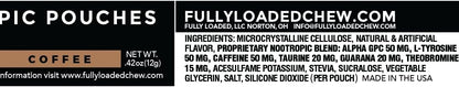 Fully Loaded Alpha Fuel Nootropic Pouches (Coffee Fuel) - Nootropic Energy Pouches with Caffeine, Alpha GPC, Tyrosine, – Image 2