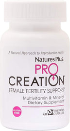 NaturesPlus ProCreation Female Fertility Support - 60 Capsules - Multivitamin & Mineral with Antioxidants