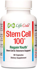 Life Code Stem Cell 100 – Suplemento Antiedad y Apoyo a Células Madre, 100% Vegetariano